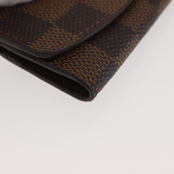 LOUIS VUITTON Damier Ebene Cuffs Cuff Case LV Auth BA6090