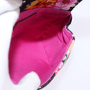 DOLCE&GABBANA Hand Bag Canvas Black Gold Auth BA6092-20