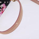 DOLCE&GABBANA Hand Bag Canvas Black Gold Auth BA6092-7