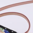 DOLCE&GABBANA Hand Bag Canvas Black Gold Auth BA6092-8