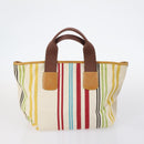 Stella MacCartney GIVENCHY BALLY Bag Canvas Suede 3Set Navy Beige Auth BA6093-10