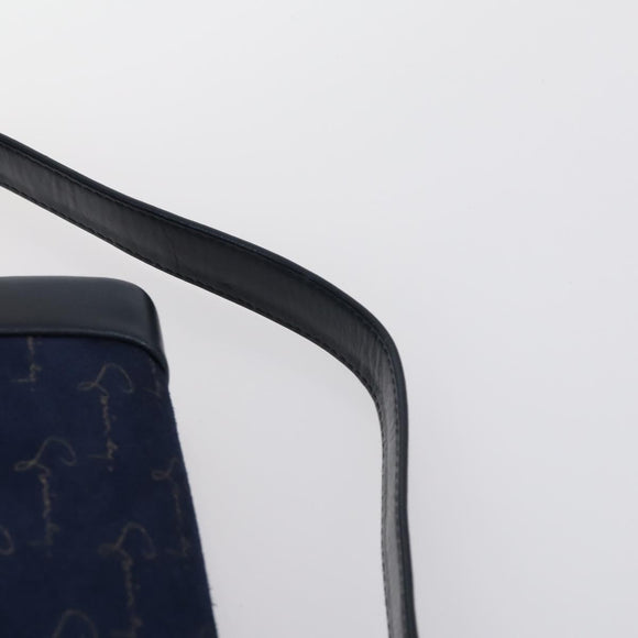 Stella MacCartney GIVENCHY BALLY Bag Canvas Suede 3Set Navy Beige Auth BA6093