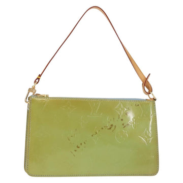 LOUIS VUITTON Monogram Vernis Lexington Pouch Baby Blue M91011 LV Auth BA6095