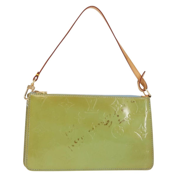 LOUIS VUITTON Monogram Vernis Lexington Pouch Baby Blue M91011 LV Auth BA6095