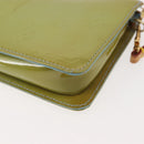 LOUIS VUITTON Monogram Vernis Lexington Pouch Baby Blue M91011 LV Auth BA6095-15