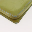 LOUIS VUITTON Monogram Vernis Lexington Pouch Baby Blue M91011 LV Auth BA6095-16