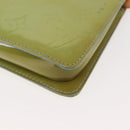 LOUIS VUITTON Monogram Vernis Lexington Pouch Baby Blue M91011 LV Auth BA6095-17