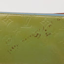 LOUIS VUITTON Monogram Vernis Lexington Pouch Baby Blue M91011 LV Auth BA6095-9
