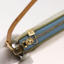 LOUIS VUITTON Monogram Vernis Lexington Pouch Baby Blue M91011 LV Auth BA6095-10