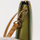 LOUIS VUITTON Monogram Vernis Lexington Pouch Baby Blue M91011 LV Auth BA6095-18