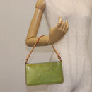 LOUIS VUITTON Monogram Vernis Lexington Pouch Baby Blue M91011 LV Auth BA6095-22