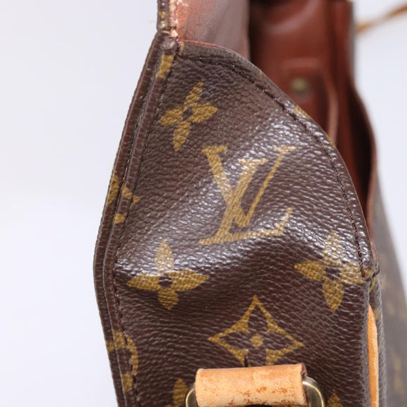 LOUIS VUITTON Monogram Cartouchiere GM Shoulder Bag M51252 LV Auth BA6097