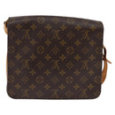 LOUIS VUITTON Monogram Cartouchiere GM Shoulder Bag M51252 LV Auth BA6097-2