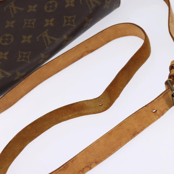 LOUIS VUITTON Monogram Cartouchiere GM Shoulder Bag M51252 LV Auth BA6097