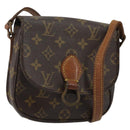 LOUIS VUITTON Monogram Saint Cloud PM Shoulder Bag M51244 LV Auth BA6098-1