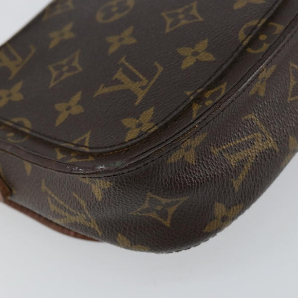 LOUIS VUITTON Monogram Saint Cloud PM Shoulder Bag M51244 LV Auth BA6098