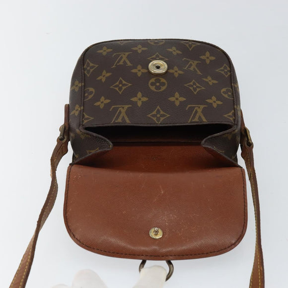 LOUIS VUITTON Monogram Saint Cloud PM Shoulder Bag M51244 LV Auth BA6098