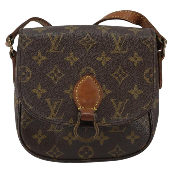 LOUIS VUITTON Monogram Saint Cloud PM Shoulder Bag M51244 LV Auth BA6098