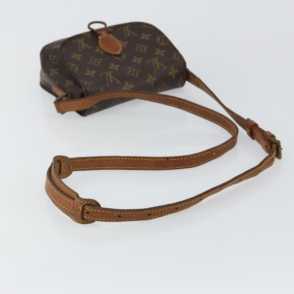 LOUIS VUITTON Monogram Saint Cloud PM Shoulder Bag M51244 LV Auth BA6098