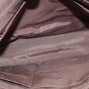 BURBERRY Nova Check Tote Bag Canvas Beige Silver Auth BA610-16