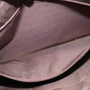 BURBERRY Nova Check Tote Bag Canvas Beige Silver Auth BA610-19