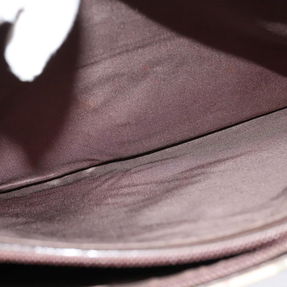 BURBERRY Nova Check Tote Bag Canvas Beige Silver Auth BA610