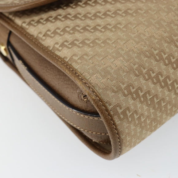 GUCCI Shoulder Bag Canvas Beige Gold 001 113 0712 Auth BA6105