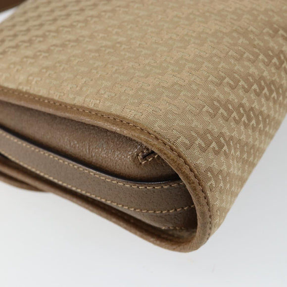 GUCCI Shoulder Bag Canvas Beige Gold 001 113 0712 Auth BA6105