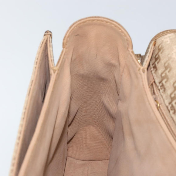 GUCCI Shoulder Bag Canvas Beige Gold 001 113 0712 Auth BA6105