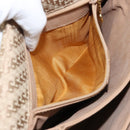 GUCCI Shoulder Bag Canvas Beige Gold 001 113 0712 Auth BA6105-11