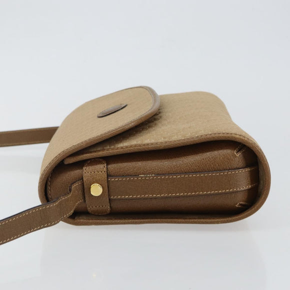 GUCCI Shoulder Bag Canvas Beige Gold 001 113 0712 Auth BA6105