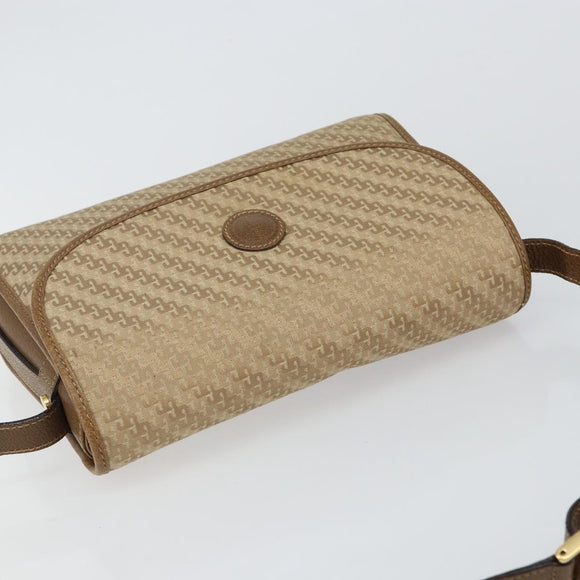 GUCCI Shoulder Bag Canvas Beige Gold 001 113 0712 Auth BA6105