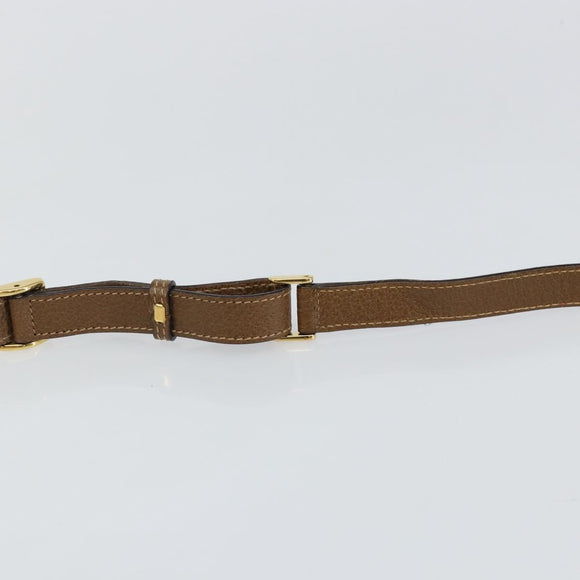 GUCCI Shoulder Bag Canvas Beige Gold 001 113 0712 Auth BA6105