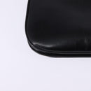 CELINE Shoulder Bag Leather Black Gold Auth BA6109-16