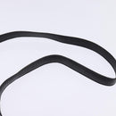 CELINE Shoulder Bag Leather Black Gold Auth BA6109-14