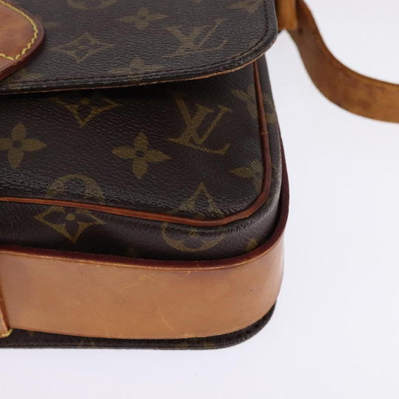 LOUIS VUITTON Monogram Cartouchiere MM Shoulder Bag M51253 LV Auth BA6112