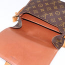 LOUIS VUITTON Monogram Cartouchiere MM Shoulder Bag M51253 LV Auth BA6112-15