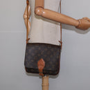 LOUIS VUITTON Monogram Cartouchiere MM Shoulder Bag M51253 LV Auth BA6112-24