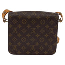 LOUIS VUITTON Monogram Cartouchiere MM Shoulder Bag M51253 LV Auth BA6112-3