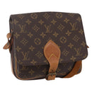 LOUIS VUITTON Monogram Cartouchiere MM Shoulder Bag M51253 LV Auth BA6113-1