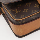 LOUIS VUITTON Monogram Cartouchiere MM Shoulder Bag M51253 LV Auth BA6113-16