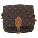 LOUIS VUITTON Monogram Cartouchiere MM Shoulder Bag M51253 LV Auth BA6113-13