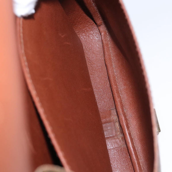 LOUIS VUITTON Monogram Cartouchiere MM Shoulder Bag M51253 LV Auth BA6113