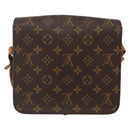 LOUIS VUITTON Monogram Cartouchiere MM Shoulder Bag M51253 LV Auth BA6113-2