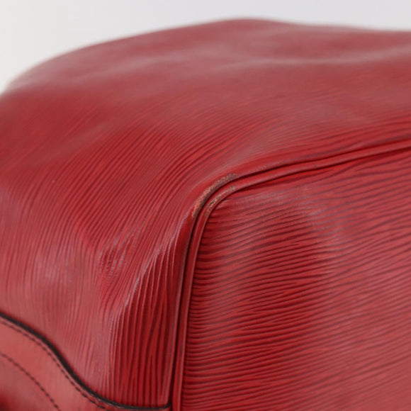 LOUIS VUITTON Epi Petit Noe Shoulder Bag Red M44107 LV Auth BA6116