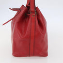 LOUIS VUITTON Epi Petit Noe Shoulder Bag Red M44107 LV Auth BA6116-4