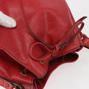 LOUIS VUITTON Epi Petit Noe Shoulder Bag Red M44107 LV Auth BA6116-6