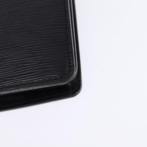 LOUIS VUITTON Epi Serviette Ambassador Business Bag Black M54412 LV Auth BA6117