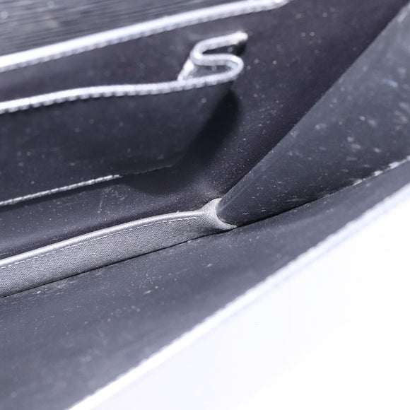 LOUIS VUITTON Epi Serviette Ambassador Business Bag Black M54412 LV Auth BA6117