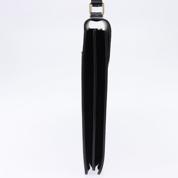 LOUIS VUITTON Epi Serviette Ambassador Business Bag Black M54412 LV Auth BA6117